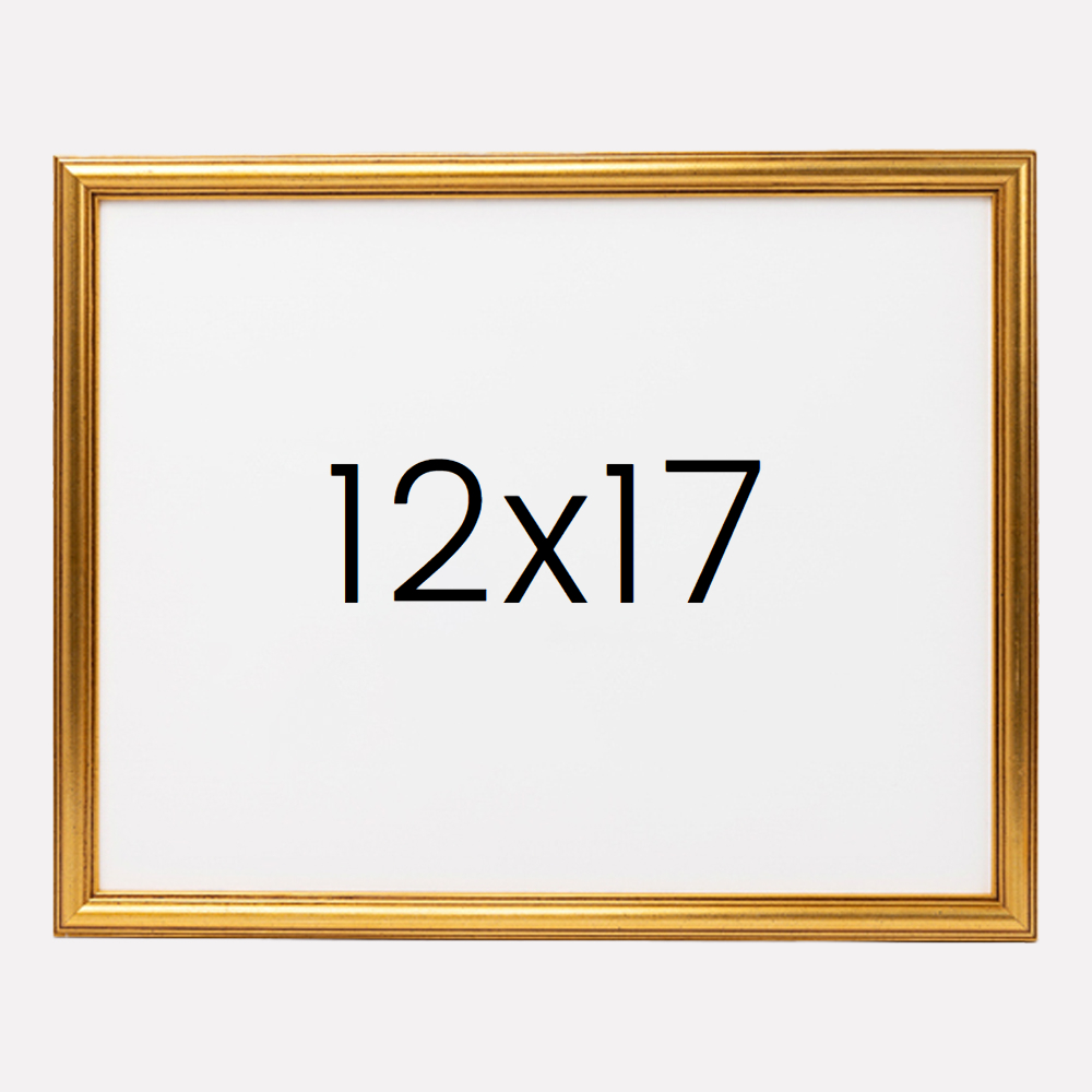 앤디크라인 원목액자 웨딩액자 우드 아크릴 프레임 스튜디오 틀 12x17 304x431mm, 골드 - 메인 이미지