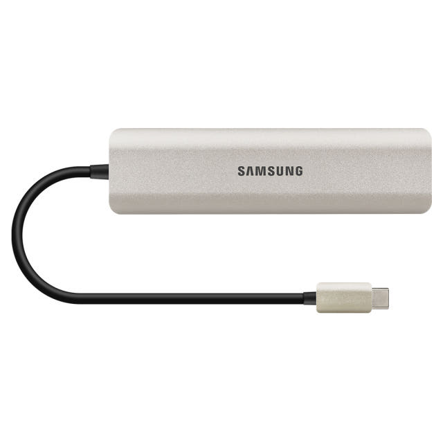 삼성전자 6in1 C타입 USB 멀티 허브 SL-MH1061C 골드 HDMI 8K 30Hz 100W 노트북 갤럭시북 갤럭시탭 호환