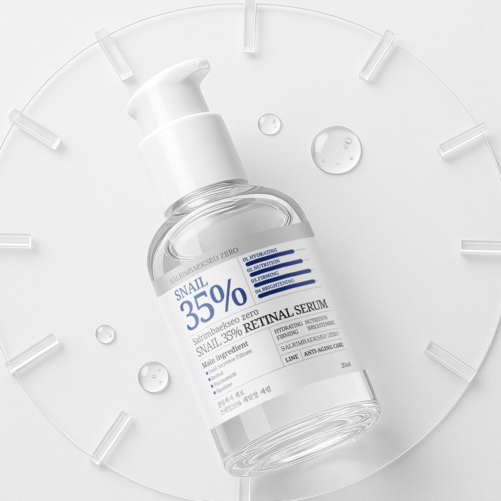 살림백서 제로 스네일35% 레틴알 세럼 30ml 피부탄력 레티놀 리프팅 주름개선 레티날 이미지 2