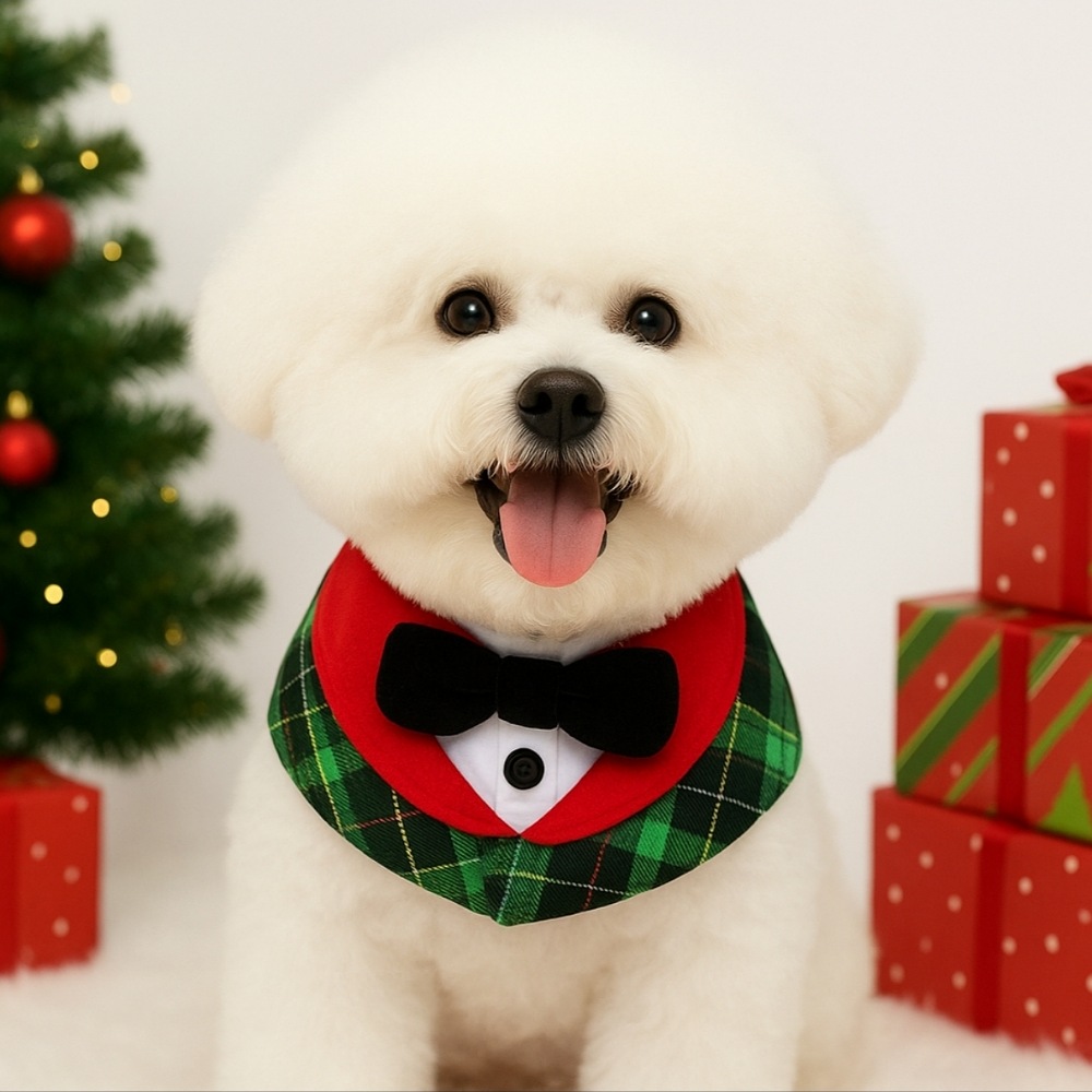 강아지케이프 크리스마스 성탄절 고양이 케이프 - 상품 이미지