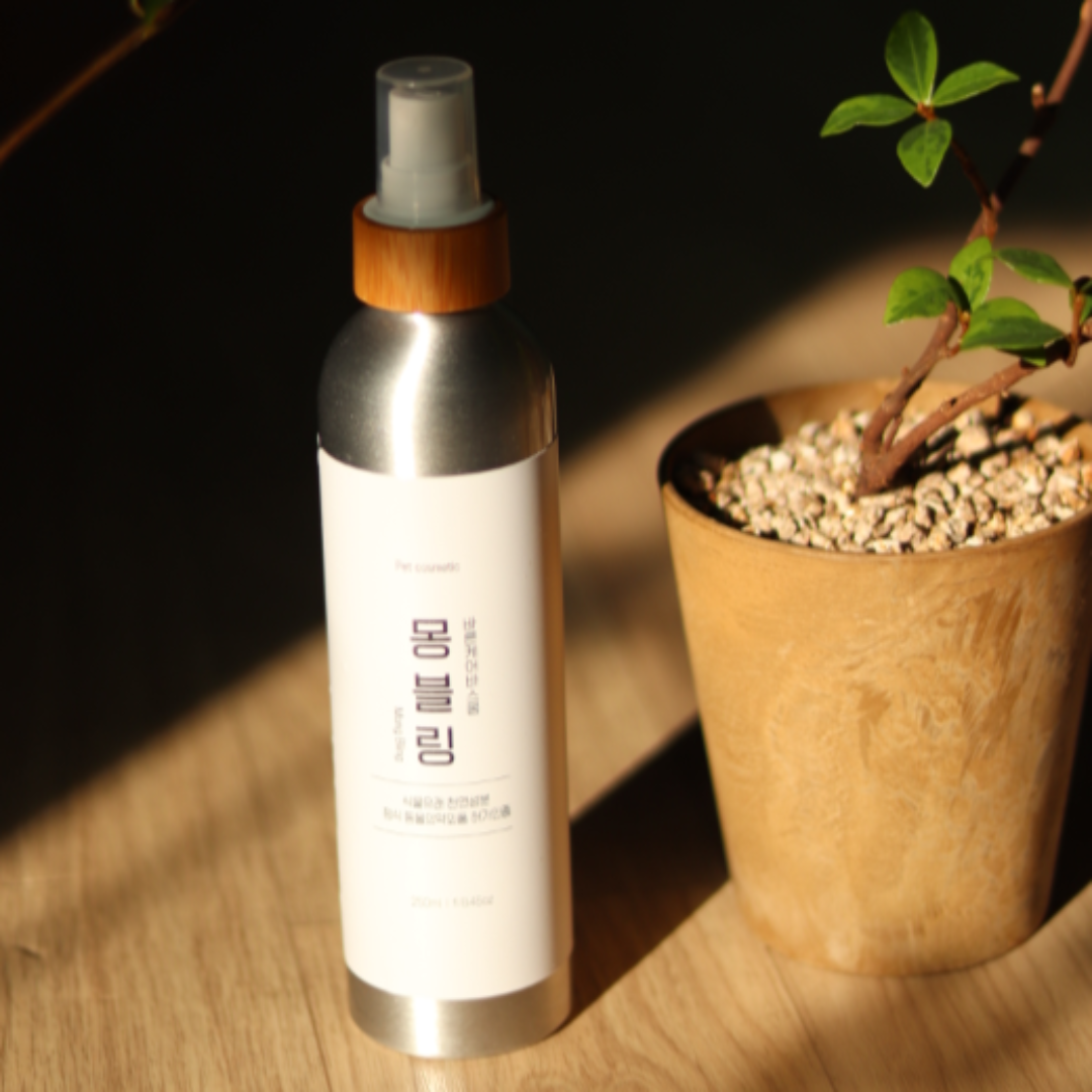 강아지 미스트 애견 보습 비숑 엉킨털 정전기 보습제 에센스 바스몽 몽블링 250ml - 상세 이미지 2