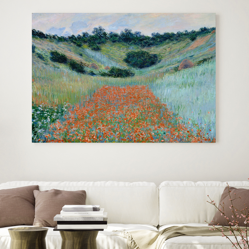 클로드 모네 인테리어 그림 액자 포스터 명화 Poppy 1885 - 상품 이미지