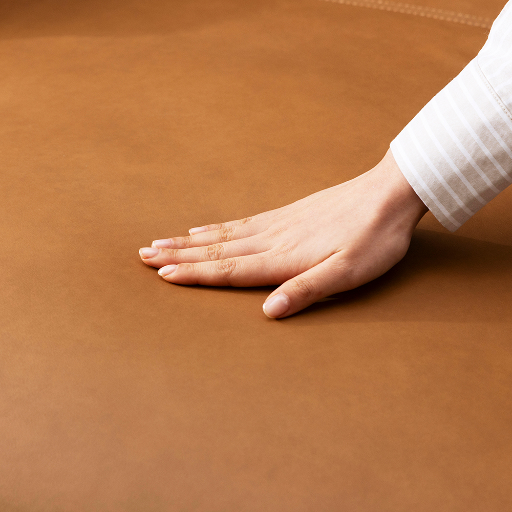 [NEW COLOR] 헤르짐머 메이븐 전동 리클라이너 슬라이드 모션 베드 천연 가죽 소파 스툴미포함, 아이보리, 6인용