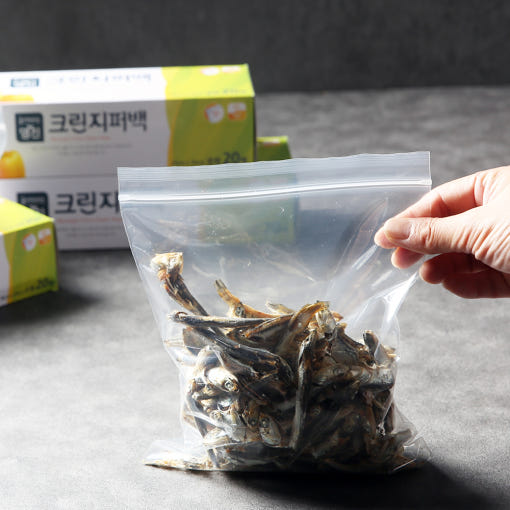 명진 크린 지퍼백 20매 대형(30x35) - 상세 이미지 2