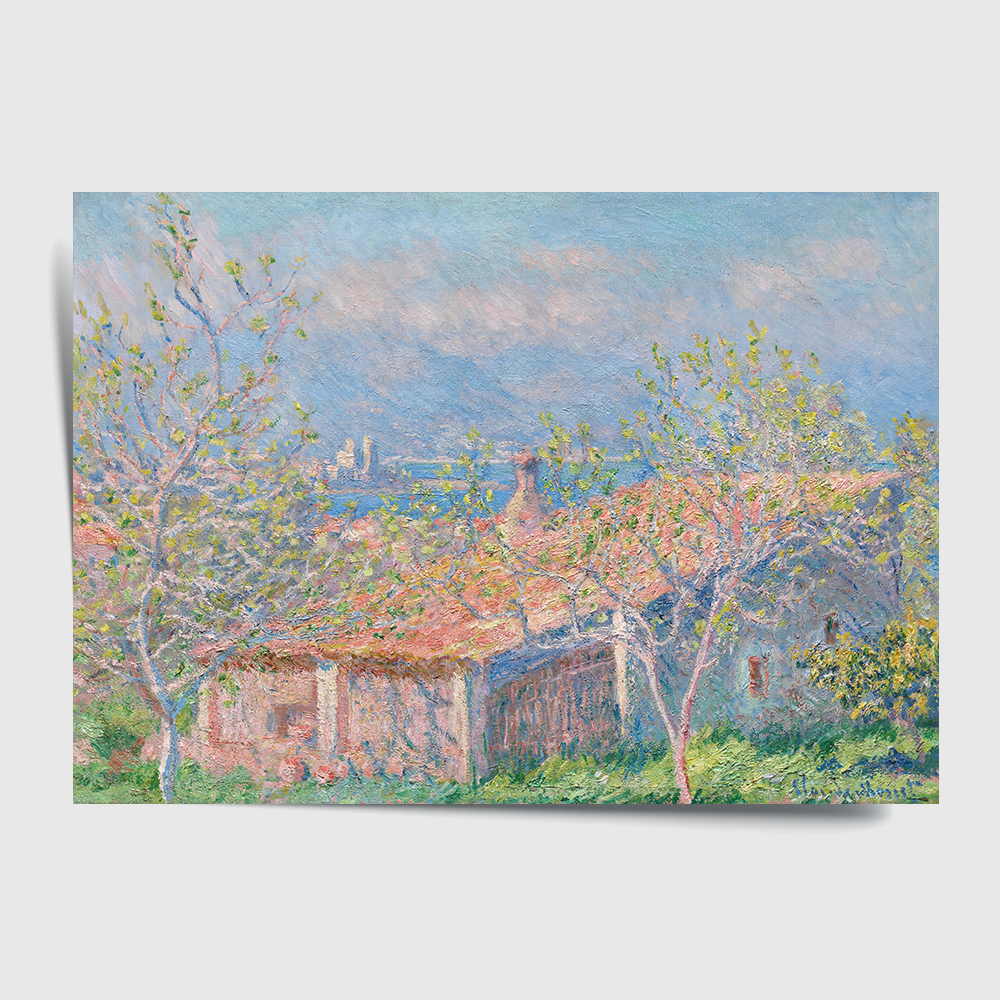 클로드 모네 인테리어 그림 액자 포스터 명화 Gardener's House 1888 - 상세 이미지 2