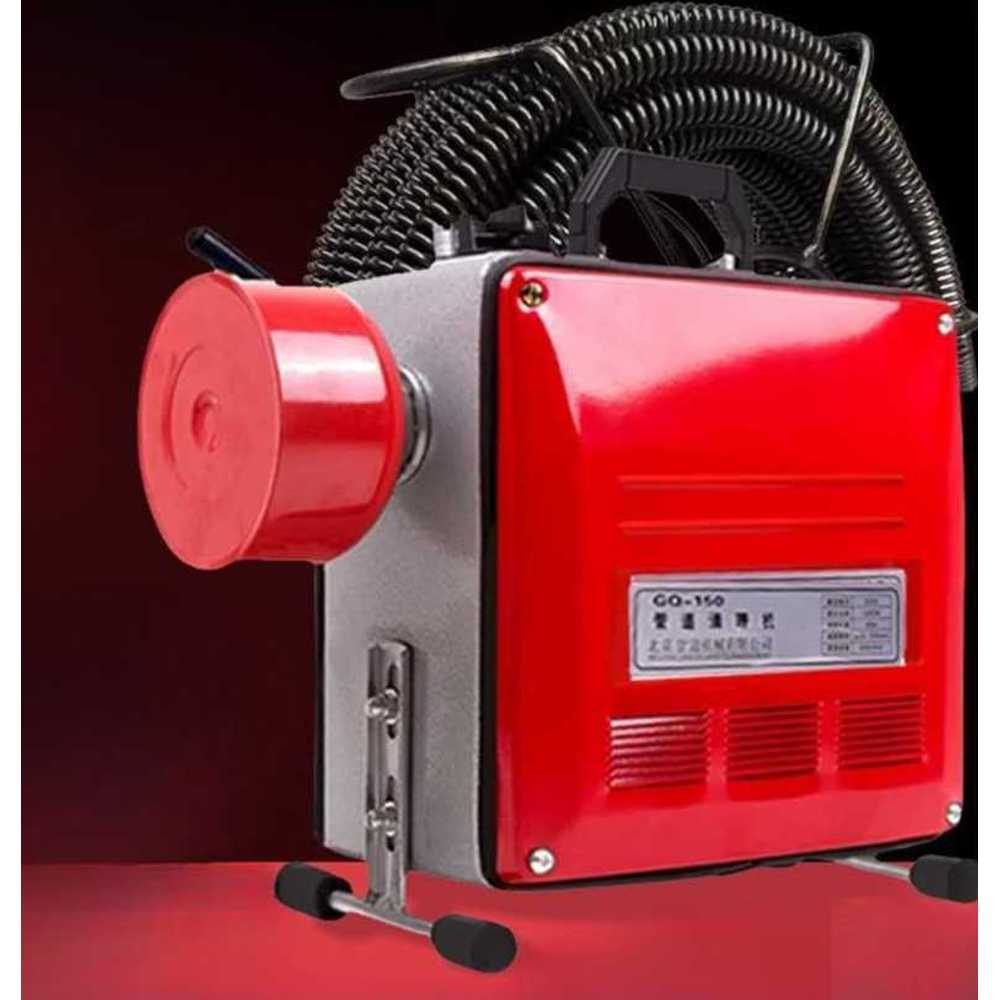 하수구 뚫는 기계 배수관 청소기 전동 배관 세정기 2200W-17.5m 스프링 - 상세 이미지 3