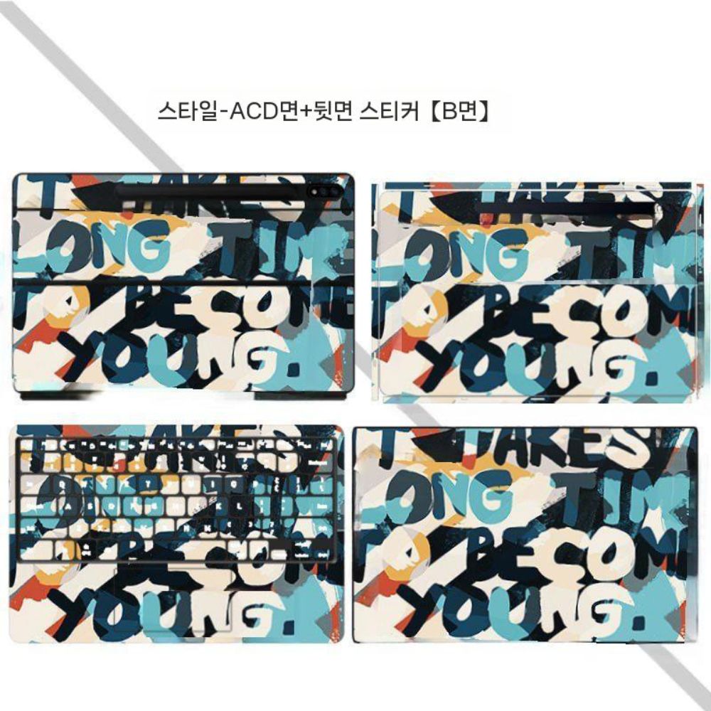 갤럭시탭 s11 울트라 케이스 꾸미기 스티커 보호 필름 태블릿 DIY 베젤 커버 - 상세 이미지 4