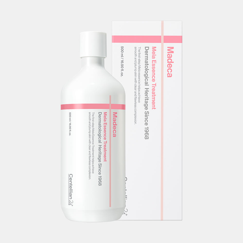 동국제약 센텔리안24 마데카 멜라 에센스트리트먼트 500ml 1개 / 기미 잡티 멜라닌 탄력 개선 톤업에 도움 마데카멜라캡쳐 - 상품 이미지