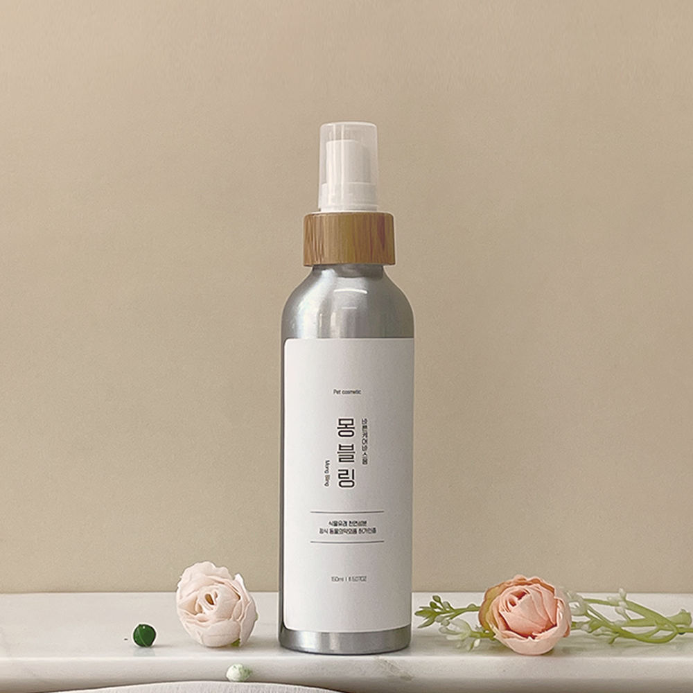 바스몽 강아지 실크 미스트 보습 진정 콜라겐 로즈 워터 스프레이 몽블링 150ml - 상세 이미지 2