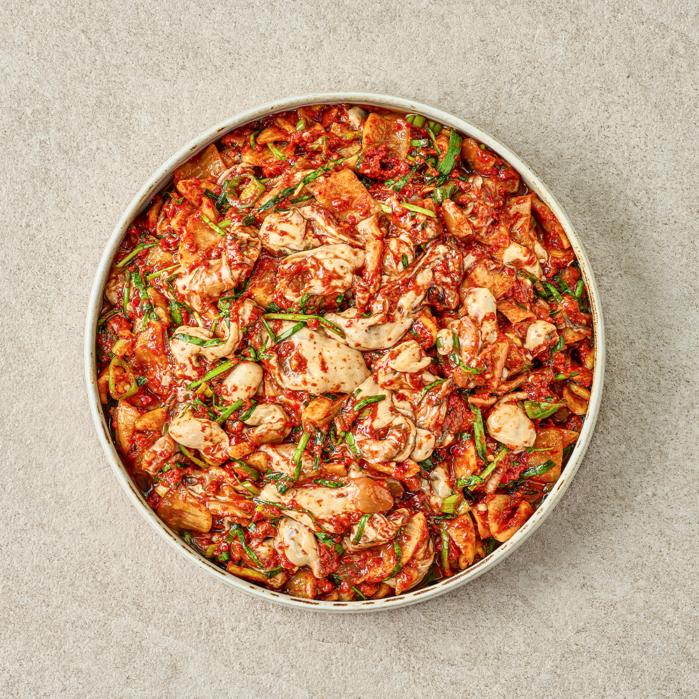 제철 생굴무침 생굴 무침 굴 반찬 통영 30년 전통 밥도둑 원조 굴무침 330g - 상세 이미지 2