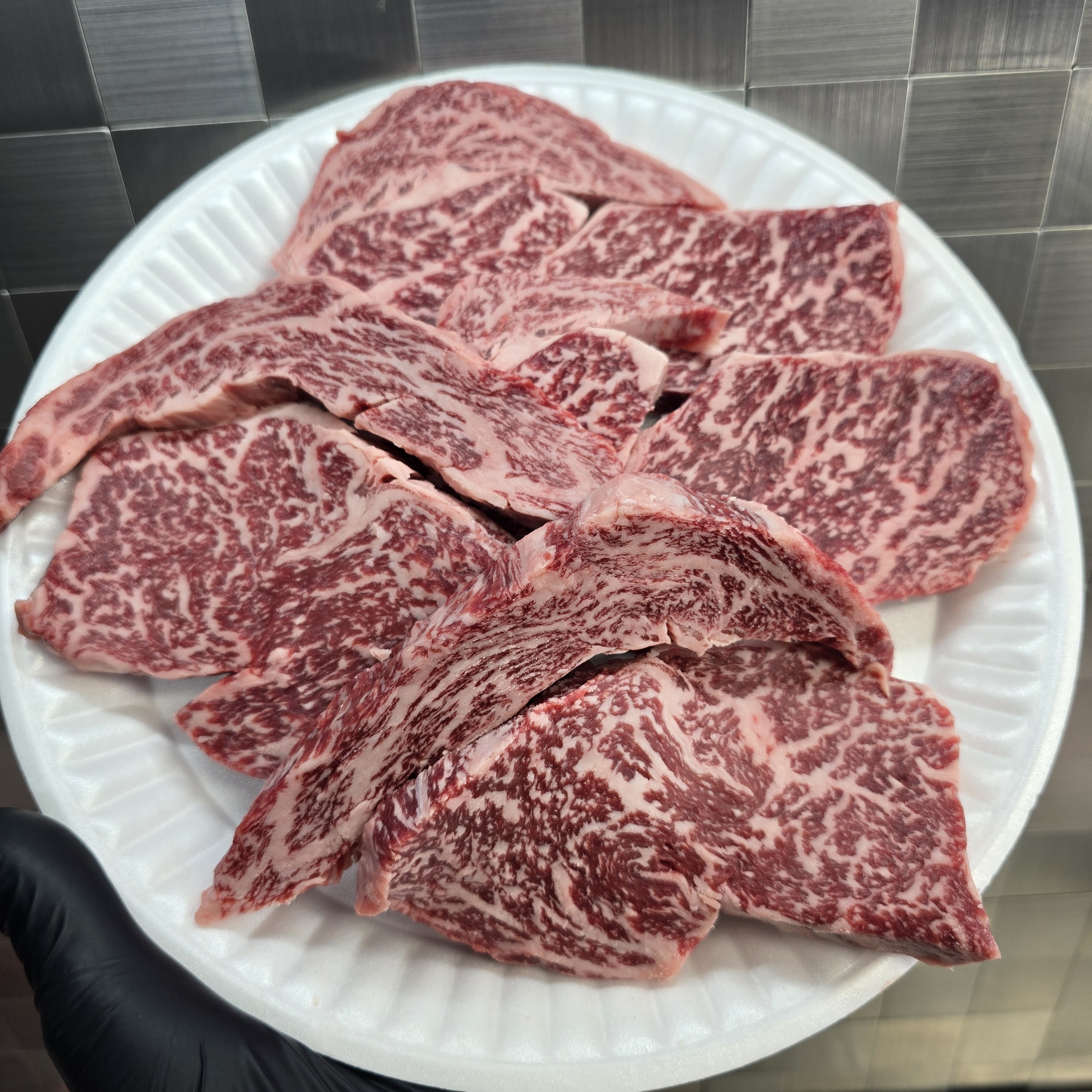 눈꽃 고마블링 소고기 와규 갈비살 늑간살 채끝 치마살 - 상세 이미지 3