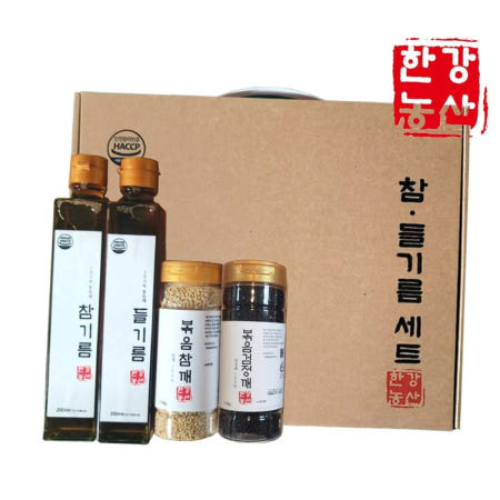 한강농산 참기름들기름4종선물세트SP4SOPOSB 답례품