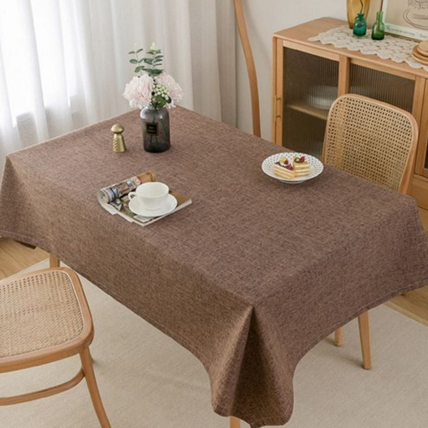 북유럽 방수 식탁보 패브릭 린넨 식탁보 6인용 테이블보