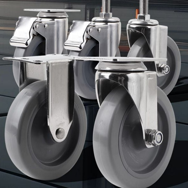 125mm 경량용 손수레 바퀴 산업용 스텐 손수레 바퀴 핸드카 - 상품 이미지