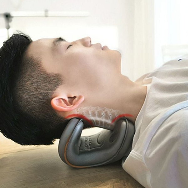 경추 목 스트레칭 베개 지압 목 마사지 기구 - 메인 이미지