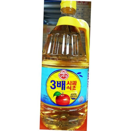 업소용사과식초 식재료 3배 사과식초(오뚜기 1.8L)