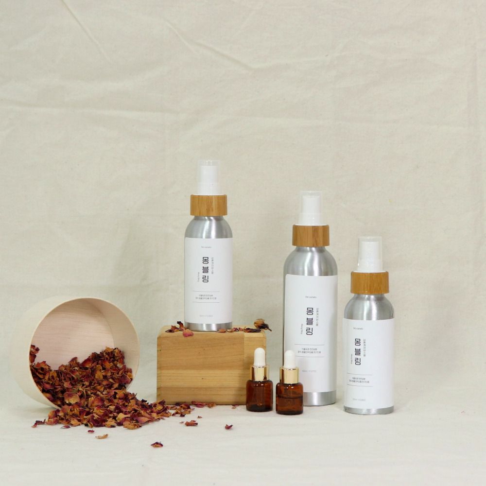 바스몽 강아지 실크 미스트 보습 진정 콜라겐 로즈 워터 스프레이 몽블링 150ml - 상세 이미지 4
