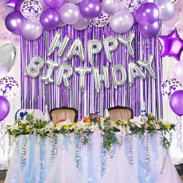 데코레이션 생일축하 풍선 하트 파티 풍선 세트 이벤트 - 상품 이미지