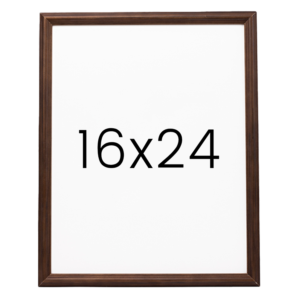 앤디크라인 원목액자 웨딩액자 우드 아크릴 프레임 스튜디오 틀 16x24 406x609mm, 진밤 - 메인 이미지