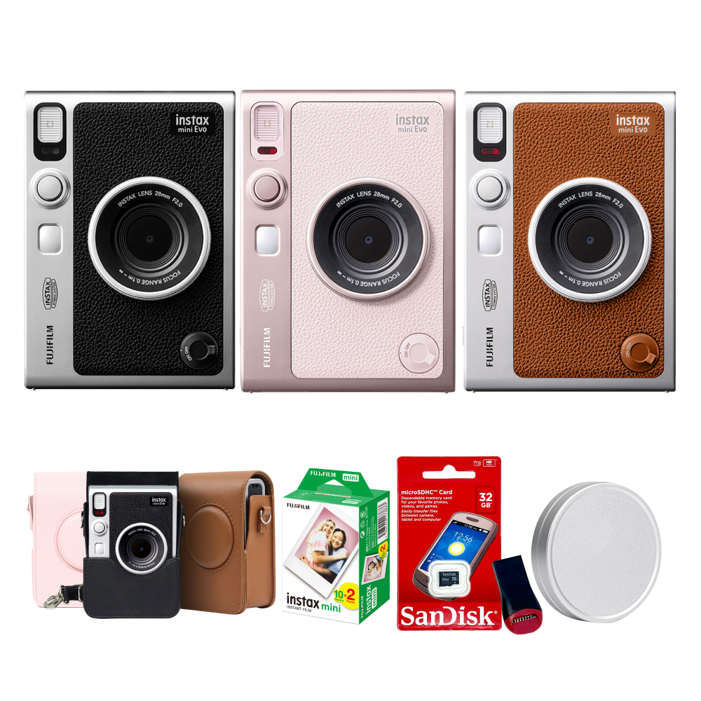 인스탁스 미니에보 EVO 하이브리드 카메라+전용케이스+필름20장+선물SET