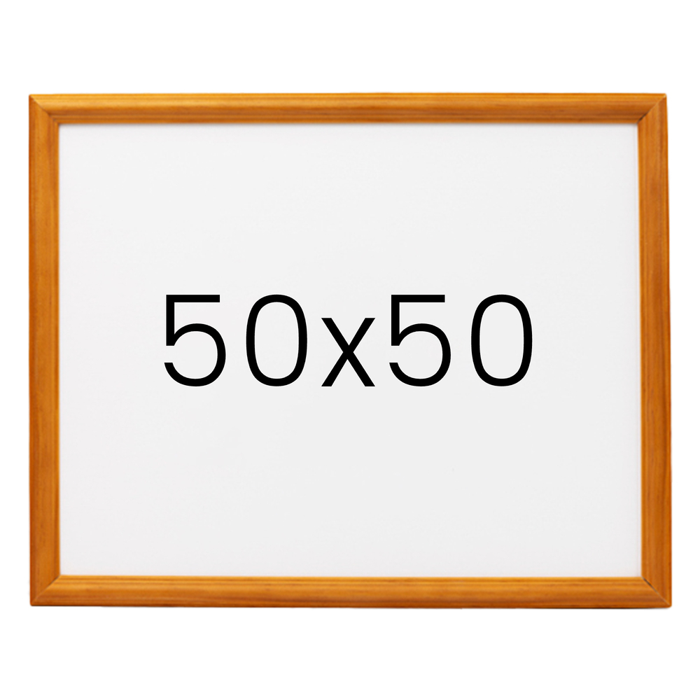 앤디크라인 원목액자 웨딩액자 우드 아크릴 프레임 스튜디오 틀 50x50 500x500mm, 연밤 - 메인 이미지