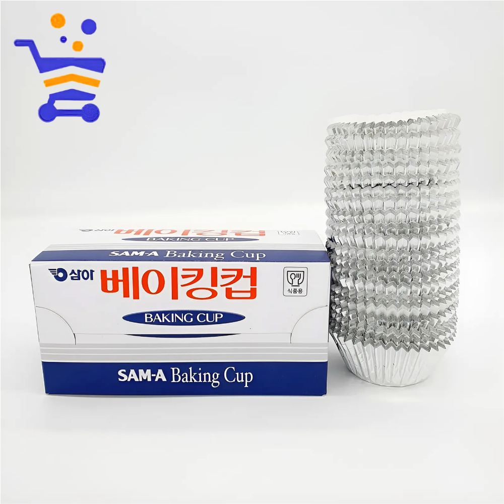 국산 은박컵 알루미늄 베이킹컵 40mm 200개 대용량 - 상품 이미지