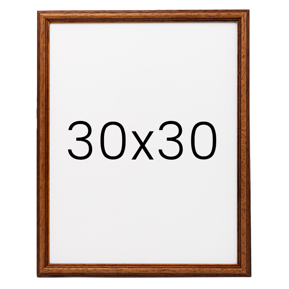 앤디크라인 원목액자 웨딩액자 우드 아크릴 프레임 스튜디오 틀 30x30 300x300mm, 오크 - 메인 이미지