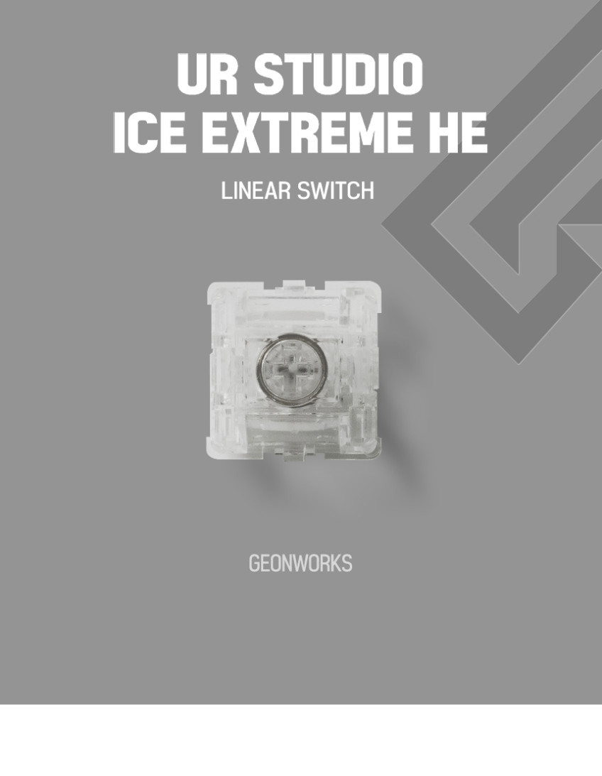 UR STUDIO Ice Extreme HE 자석축 리니어 스위치 우팅호환 판매처 상세 정보 이미지 2