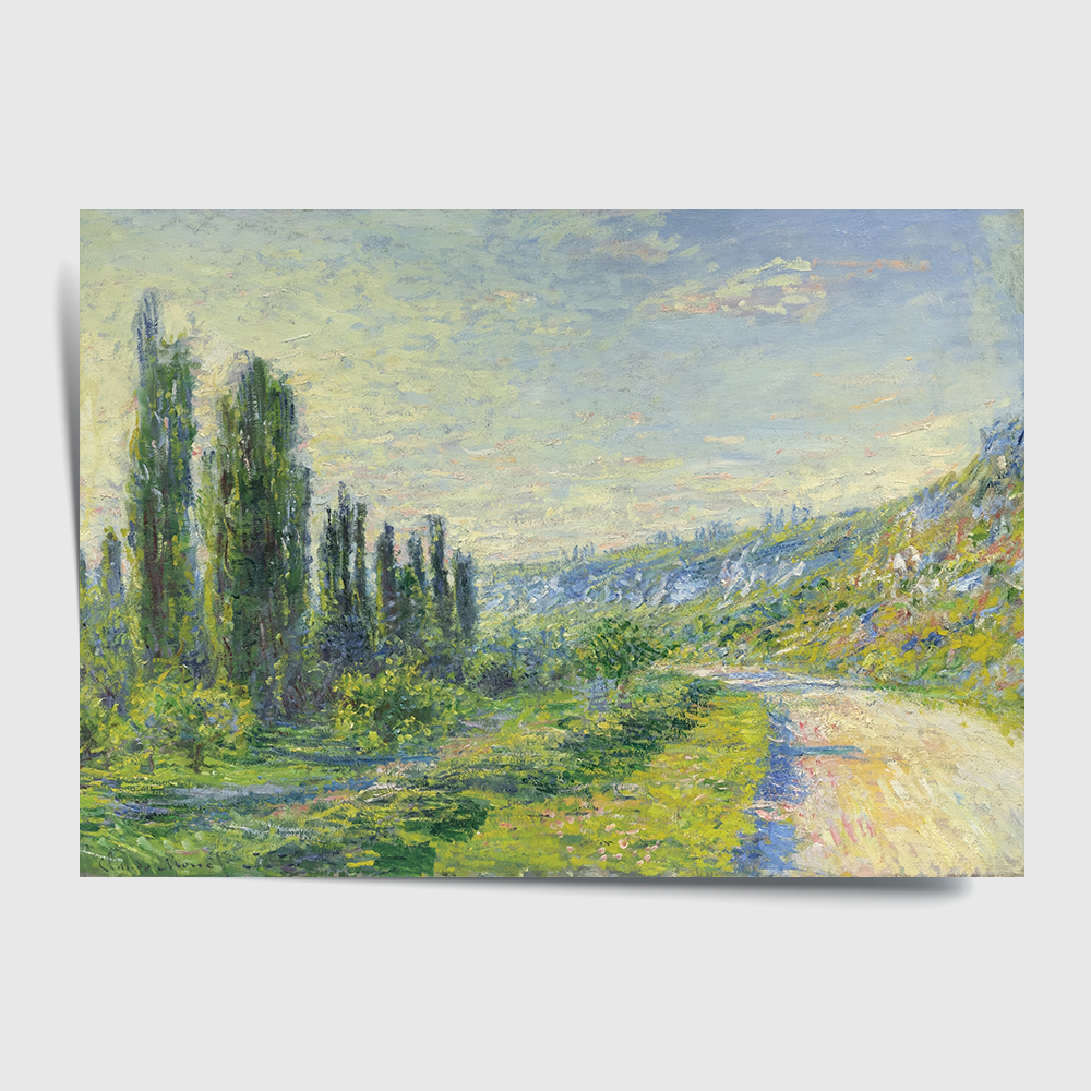 클로드 모네 인테리어 그림 액자 포스터 명화 La Route de Vetheuil 1880 - 상세 이미지 2