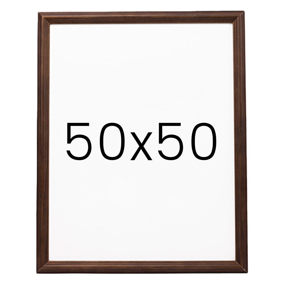 앤디크라인 원목액자 웨딩액자 우드 아크릴 프레임 스튜디오 틀 50x50 500x500mm, 진밤 - 메인 이미지