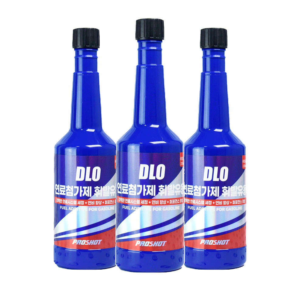 [네이버단독구성] 프로샷 디엘오 연료첨가제 200ml 3개 가솔린 스타터팩 - 상품 이미지