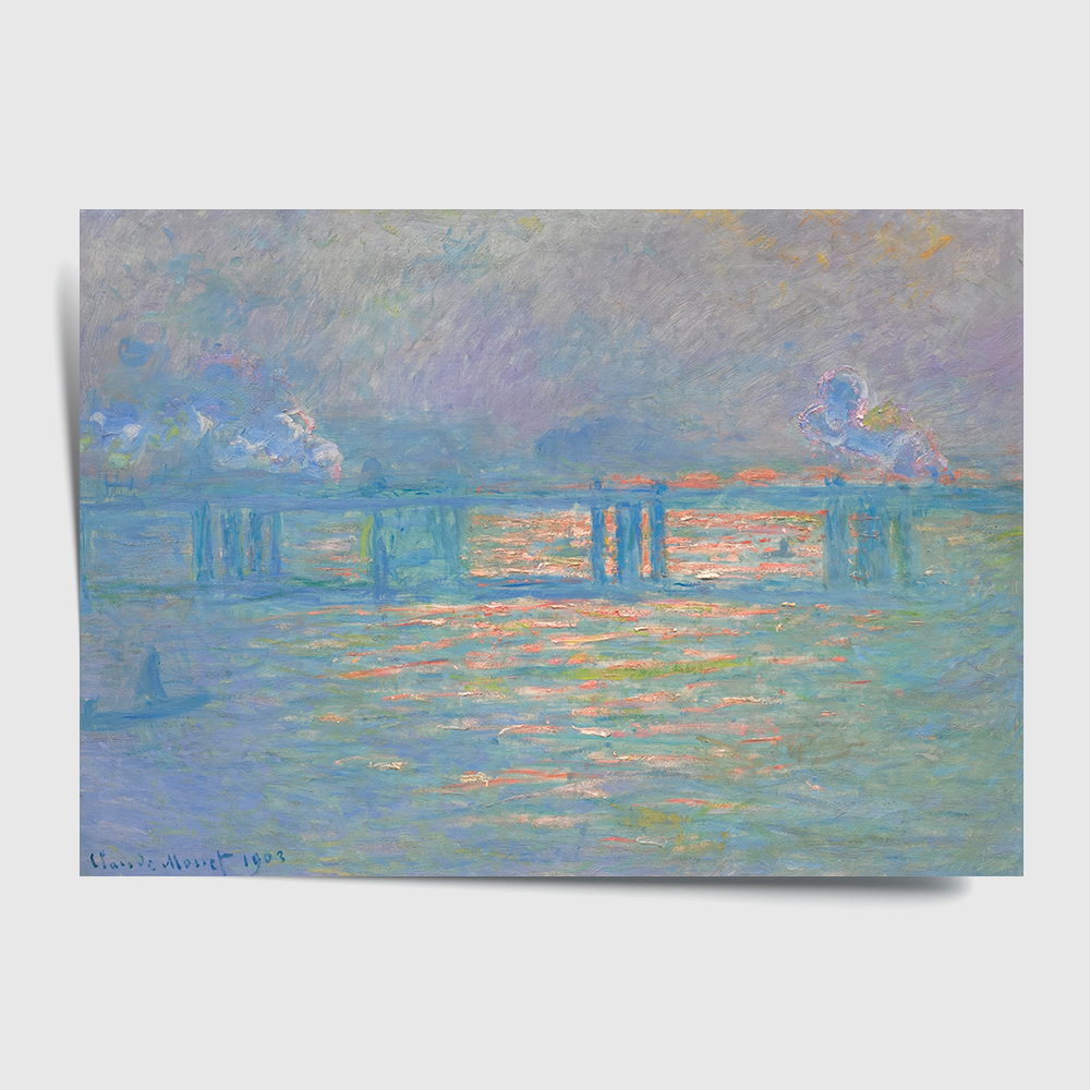 클로드 모네 인테리어 그림 액자 포스터 명화 Charing Cross Bridge 1903 - 상세 이미지 2