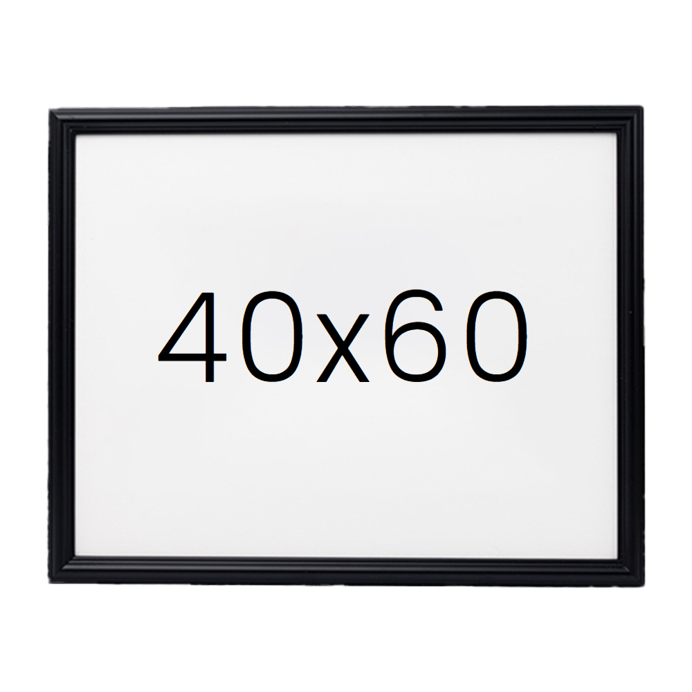 앤디크라인 원목액자 웨딩액자 우드 아크릴 프레임 스튜디오 틀 40x60 400x600mm, 블랙 - 메인 이미지