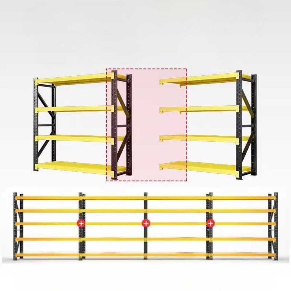 펜트리 철제 선반 주방 수납 진열 정리대 튼튼한 구조 200x150x50cm 3단 - 상세 이미지 4