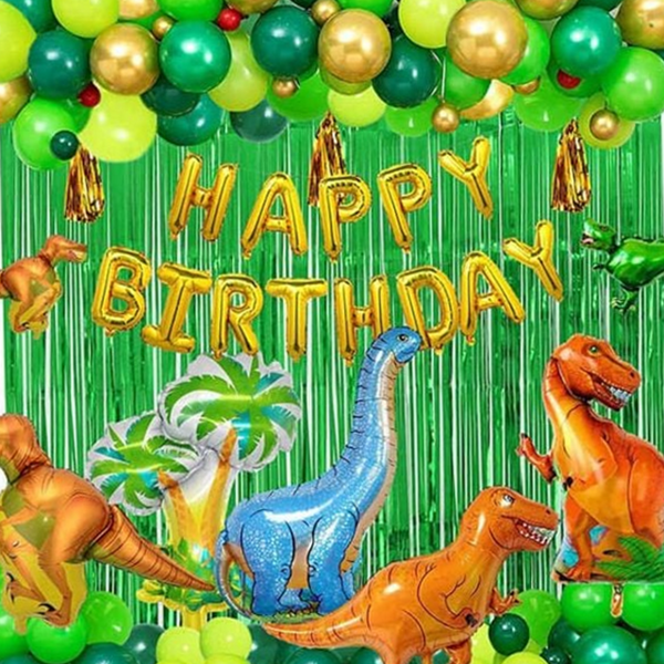 생일축하 공룡 생일 풍선 캐릭터 공룡 파티 풍선 포토존 - 상품 이미지