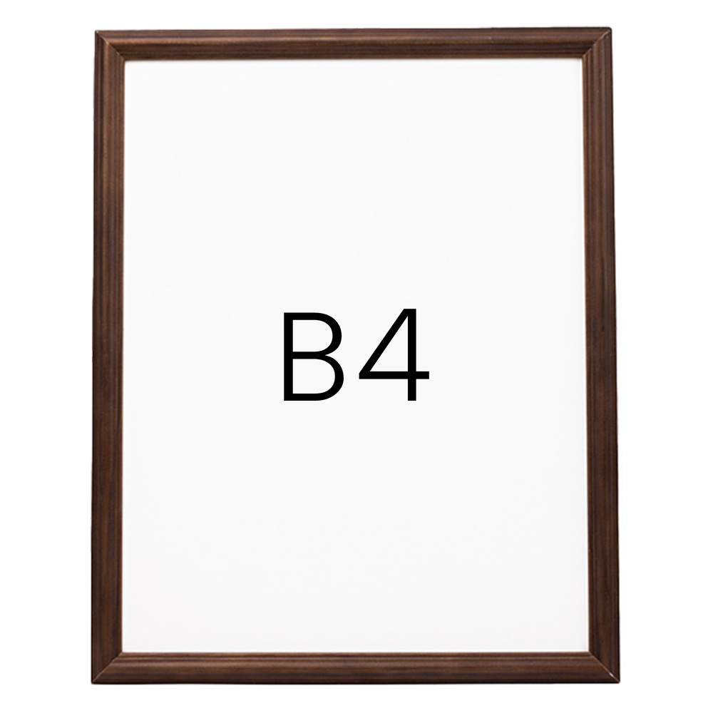앤디크라인 원목액자 웨딩액자 우드 아크릴 프레임 스튜디오 틀 제작 B4 257x364mm, 진밤 - 메인 이미지