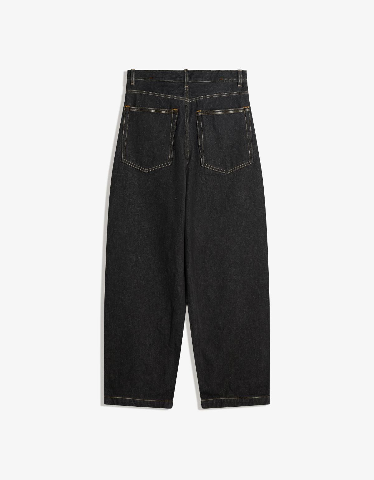버쉬카 레이저 프린트 아트워크 배기핏 데님 팬츠 5387/352 DARK GREY - 상세 이미지 2