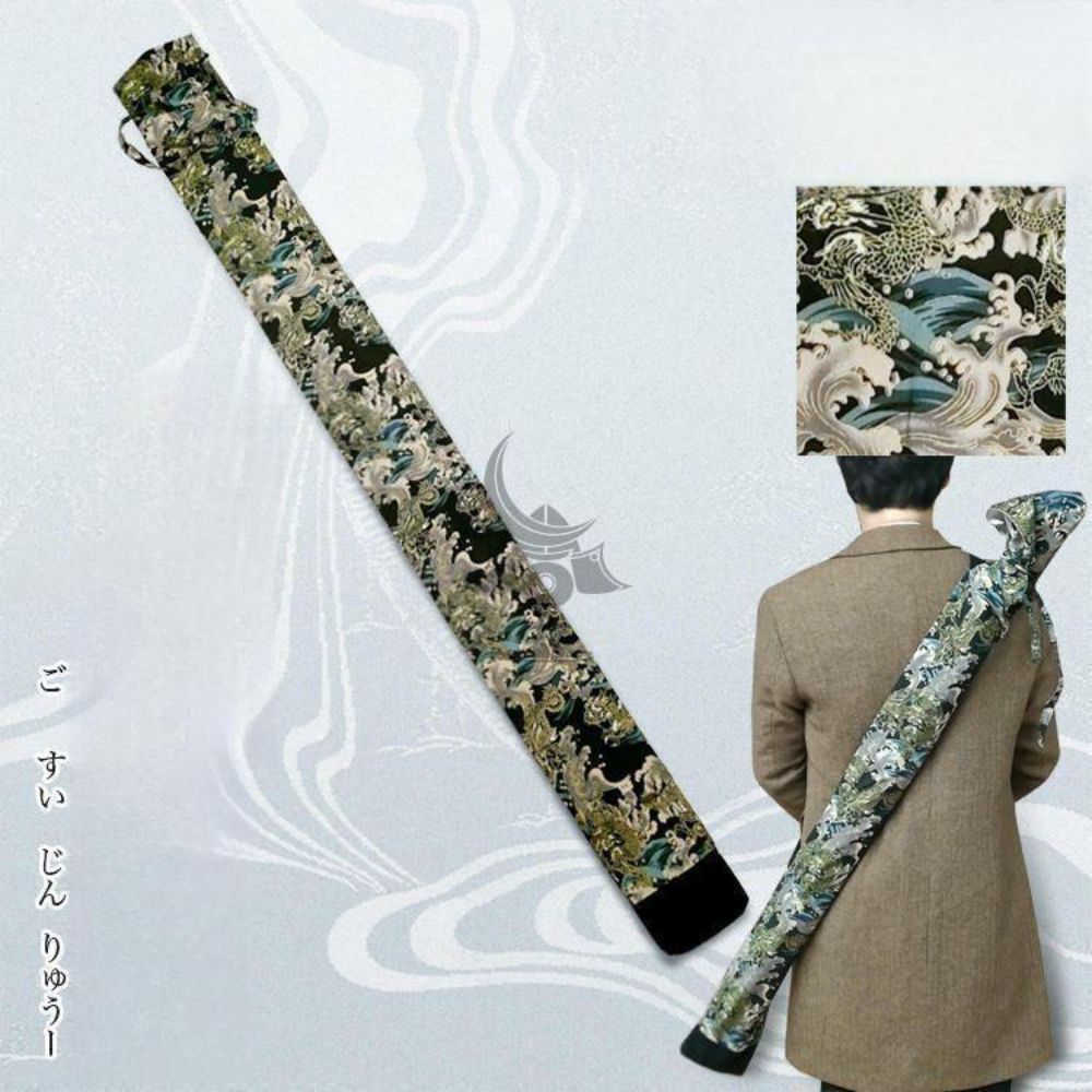 어깨걸이 죽도 케이스 일본풍 검도 목검 보관 가방 - 상품 이미지