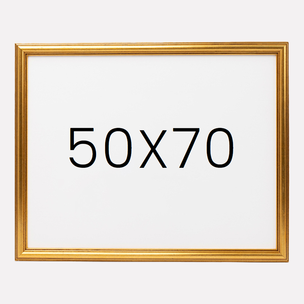 앤디크라인 원목액자 웨딩액자 우드 아크릴 프레임 스튜디오 틀 50x70 500x700mm, 골드 - 메인 이미지