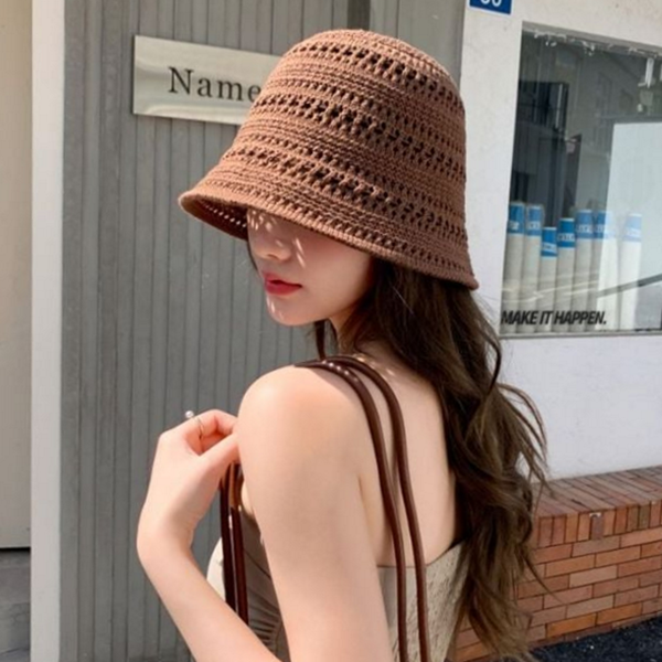 데일리 여자 벙거지 모자 휴양지 여성 벙거지 모자 사계절 - 상품 이미지