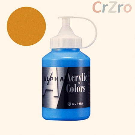 알파 아크릴 물감 미디엄 바디 250mL 옐로우 오커 낱색 전문가용