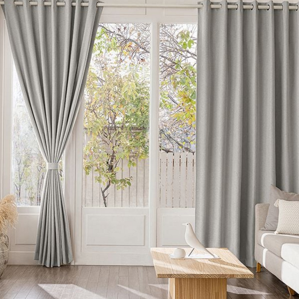 3중직 쉐도우 암막 커튼 고밀도 아일렛 형 암막 커튼