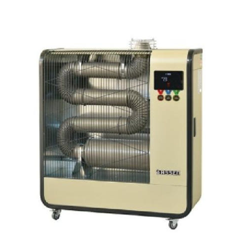 산업용 현장돈풍기 기름 곱창난로 등유난방기 주름관히터