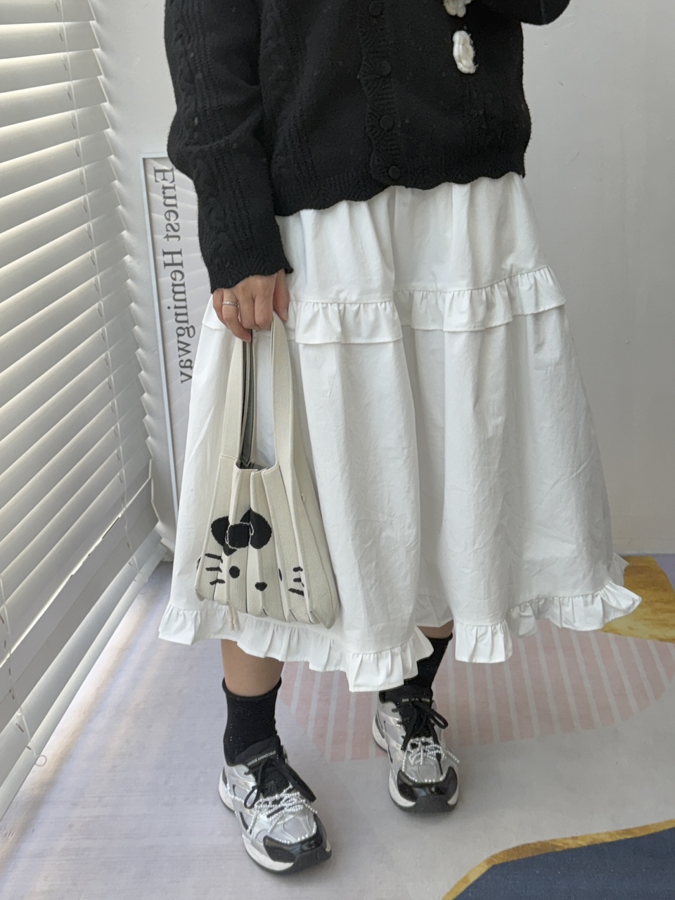 Camellia skirt 프릴스커트 코튼스커트