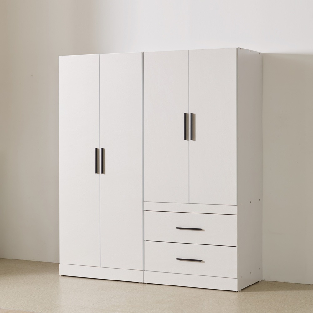 까사홈 모던앤코지 투서랍+옷장+이불장 세트 1620