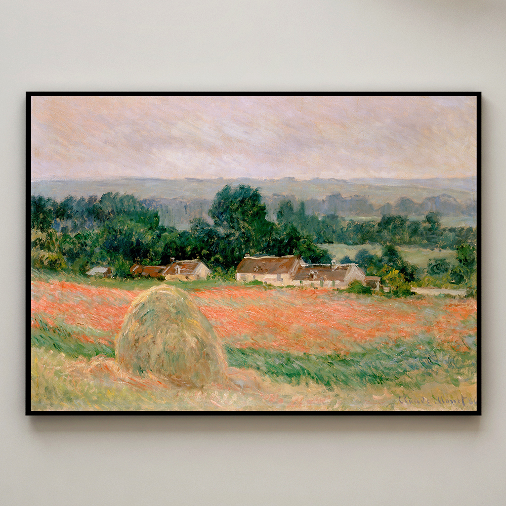 클로드 모네 인테리어 그림 액자 포스터 명화 Haystack at Giverny 1886 - 상세 이미지 3