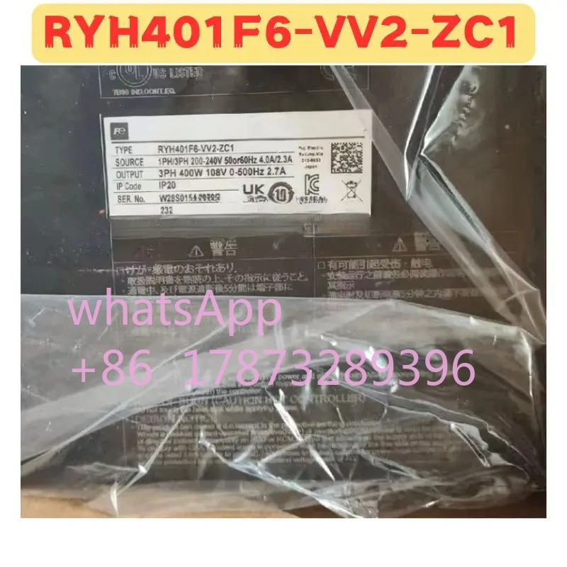 오리지널 RYH401F6-VV2-ZC1 RYH401F6 VV2 ZC1 서보 드라이브