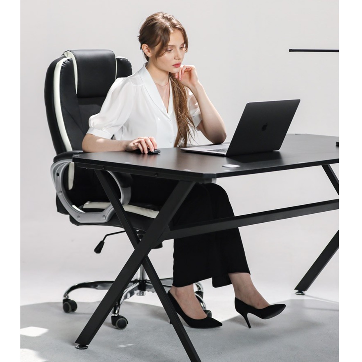 편한 책상 의자 개인 임원용 회장님 의자 CEO 사장님 의자 - 상세 이미지 2
