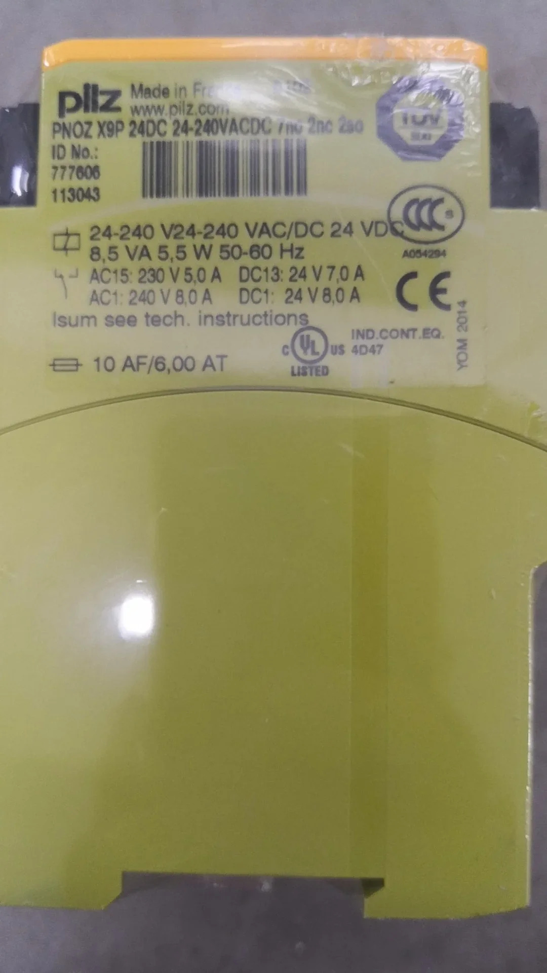 독일 Pilz 안전 차단기 PNOZ X9P AC 777606 24-240VACDC