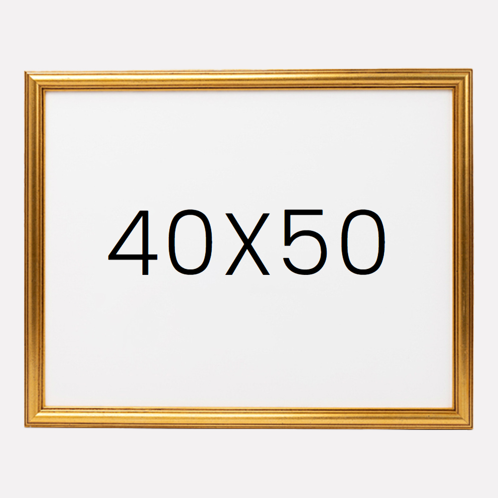 앤디크라인 원목액자 웨딩액자 우드 아크릴 프레임 스튜디오 틀 40x50 400x500mm, 골드 - 상품 이미지